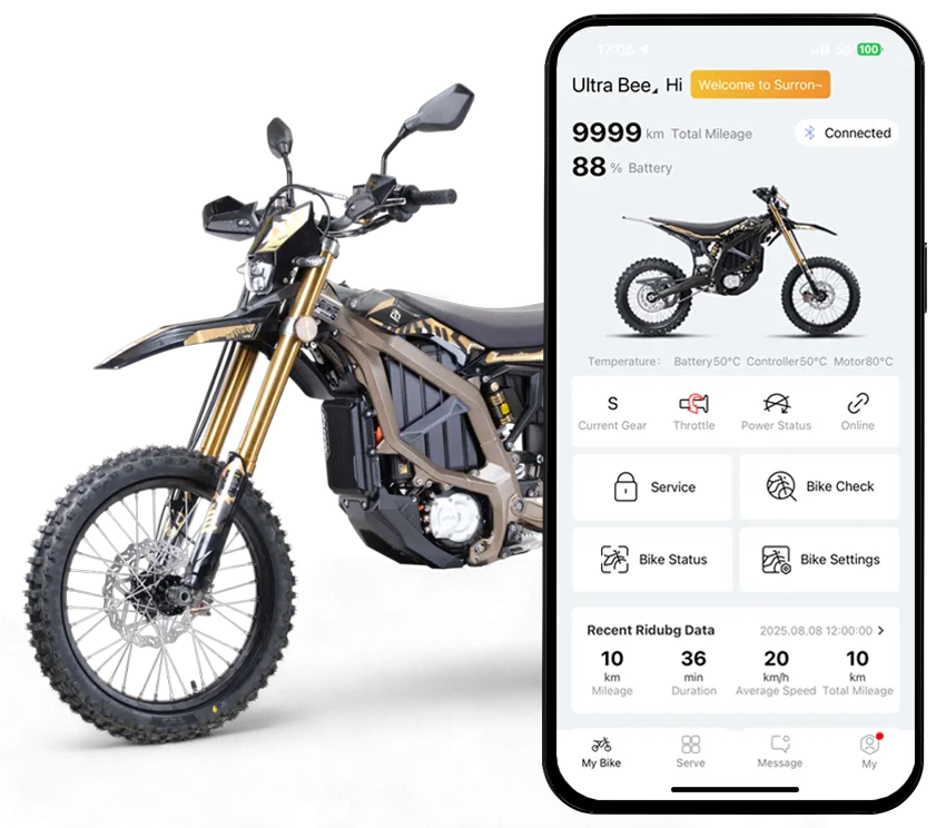 Sur-Ron App Interface